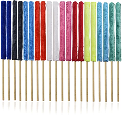 30PCS Microfiber Detail Duster Sticks Crevice Cleaning Tool Brush Mini Detail Dusters for Cleaning Home Car Window The Smallest Spaces