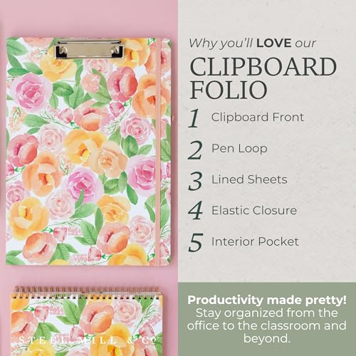 Steel Mill & Co Cute Clipboard Folio, Full Posey - view 4