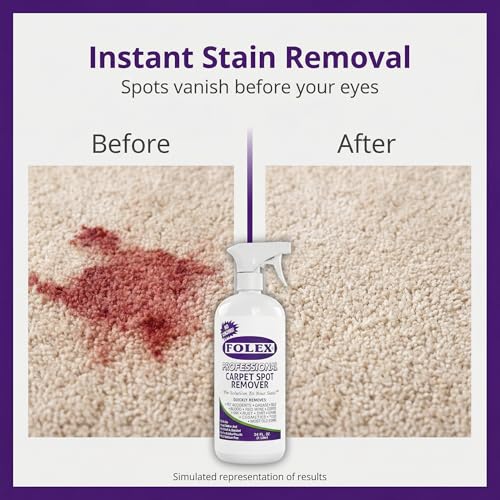 Professional Carpet Stain Remover Spray – Stain Remover for Old Stains – Best Remover for Pets – Rug Stain Remover & Upholstery Cleaner – Cleaner Solution for Couches & Car Interiors – 34 oz - view 2