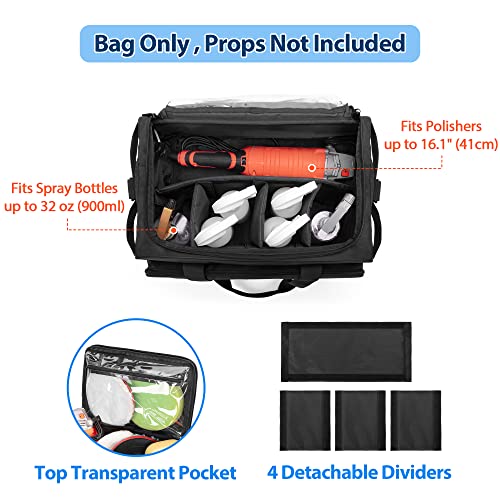 Large Detailing Bag for Auto Detailing Supplies Storage, Bag Only - view 2