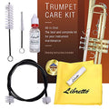 Trumpet (Cornet) All-Inclusive Care Kit w/Instructions: Valve Oil+Slide Grease+Cleaning Cloth+Mouthpiece/Valve/Bore Brushes, Giftable Handy Case, Time to Clean & Extend Life of Your Trumpet!