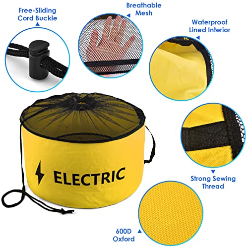Waterproof RV Hose Storage Bag of 4 Pack, Organizer Accessories for Camper, RV Equipment Storage Organizer Bag for Sewer Hoses, for Fresh/Black Water Hoses and Electrical Cords etc - view 4