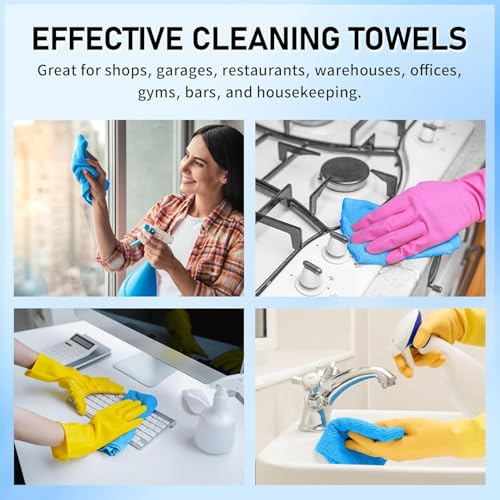 Microfiber Cleaning Cloth Roll,300 Pack Tear Away Microfiber Towels, Reusable Washable Shop Towels, Lint Free All-Purpose Cleaning Rags for Car Kitchen Garage Bar 11.5"x11.5" - view 6
