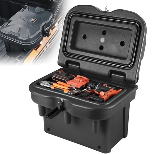 UTV Bed Storage Box 5.5GAL Compatible with Polaris Ranger General