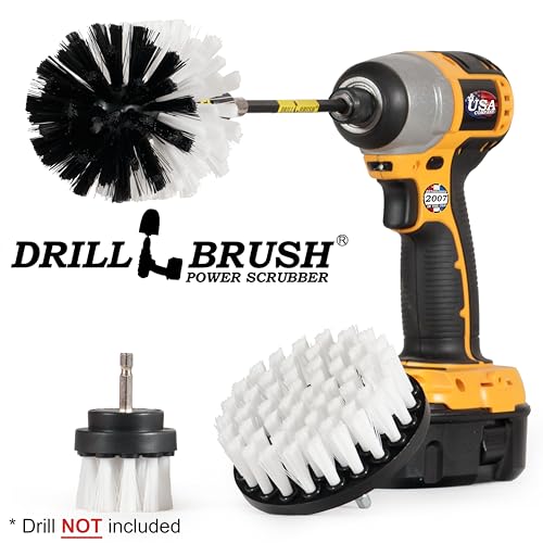 Drill Brush Car Washing and Detailing Power Brush Kit with Long-Reach - view 4