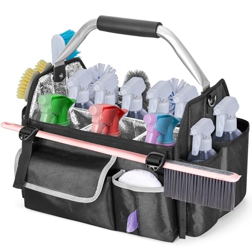 Wearable Cleaning Caddy Organizer with Divider & Support Pad