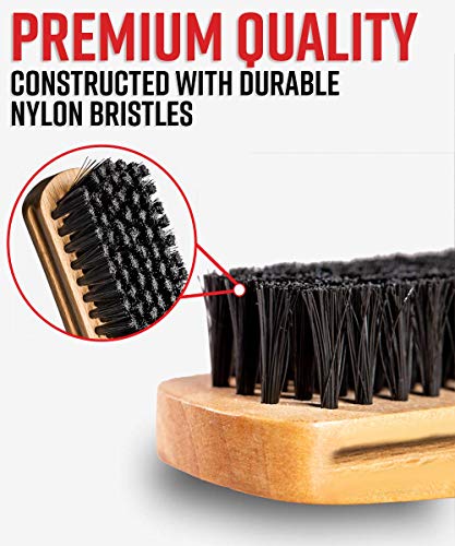 Cockpit Detailing Brush - Car Cleaning Brush | Scrub Brush for Interior Leather Cleaner Carpet Upholstery Fabric Shoe Sofa Shower Bathroom Pet | Car Wash Kit - Car Cleaning Supplies - view 3
