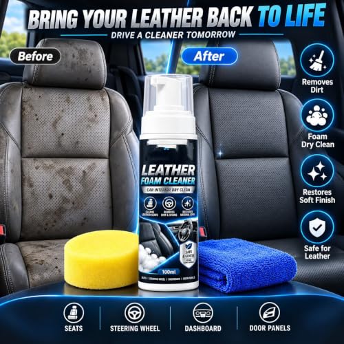 Car Interior Leather Foam Cleaner Kit, Car Interior Foam Cleaner，50 - view 4