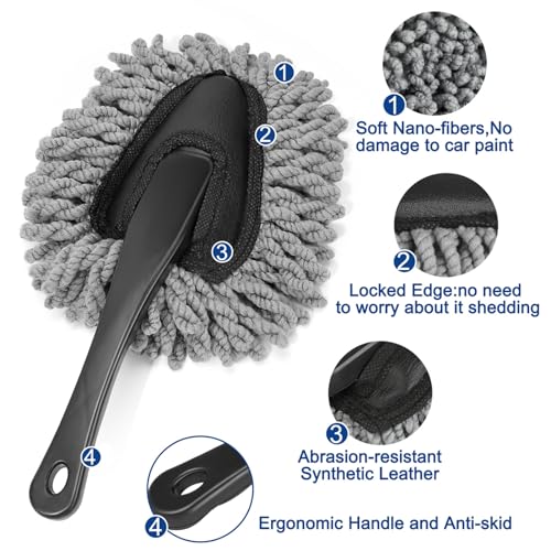 Car Interior Duster Detail Brush Cleaning Gel Kit, Dust Remover - view 2