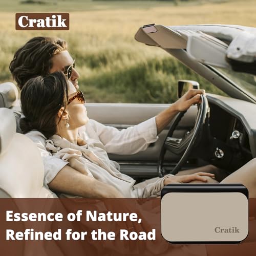 Car Air Freshener - Stone Air Freshener - Car Odor Eliminator for Visor Clip- Natural Scent Starter Kit, Vehicle Scent Diffuser for Cabin, Truck & SUV-Pack of 3 (Teak-Amber-Open Air)-CLIP INCLUDED - view 6