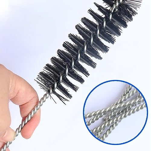 3 Pack Carbon Dirt Cleaning Brush Carburetor Cleaner Car Engine Air Inlet Tool Kit Long Nylon Brushes Drill Attachment for Auto Carbon Deposit Combustion Chamber Cylinder - view 2