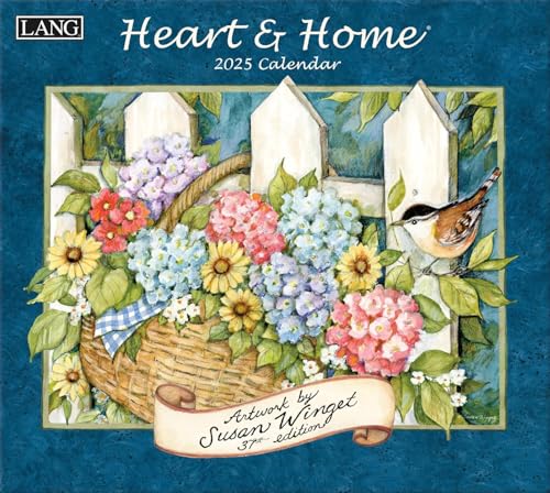 Heart and Home by Susan Winget 2025 Wall Calendar