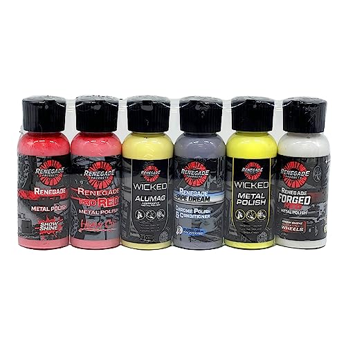 Sample Packs Cleaners, Degreasers & Metal Polishes | Ideal Trial Kit for Superior Care | Liquid & Polishing Compound Options (Sample, Default, Liquid Metal Polish)