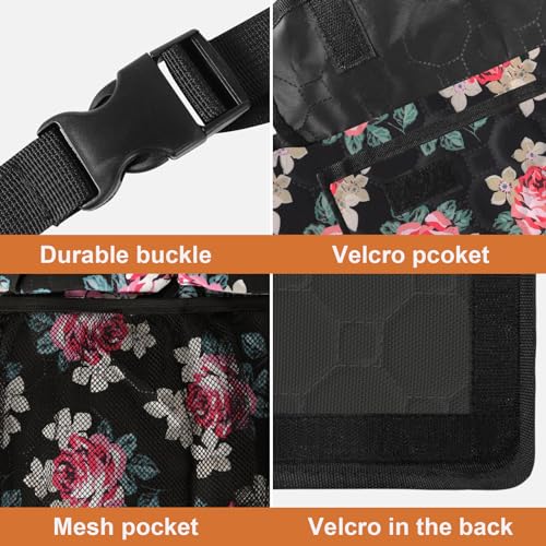 Car Trunk Organizer, Super Capacity Backseat Car Organizer for SUV/Truck/MPV(42"*18"), Hanging Car Storage Organizer with 8 Pocekts, Car Accessories for Women and Men- Floral - view 5
