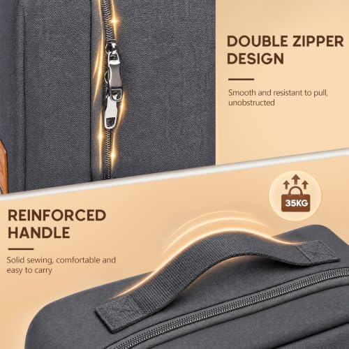 Birthday Gifts for Women Men,Travel Essentials Toiletry Bag Kit Case- Grey - view 5