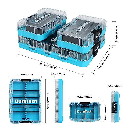 3-Piece Small Parts Tool Box Organizer with 14 Dividers - view 2