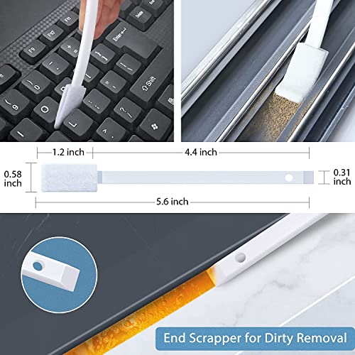 Crevice Cleaning Brushes Tool for Tiny Small Spaces, 60Pcs, White - view 4