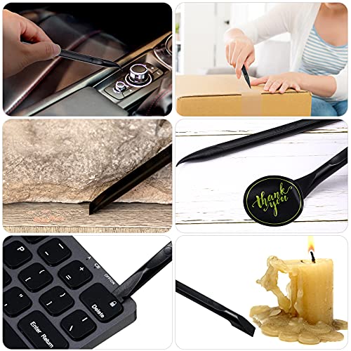 9 Pcs Cleaning Scraper Tool Detailing Picks Non Scratch, Black - view 5