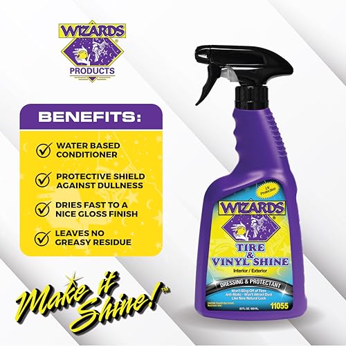 Tire & Vinyl Shine Dressing - UV Protect Rubber & Trim Spray, 22oz - view 2