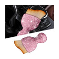 Rhinestone Car Detailing Brush with Soft Bristles, Pink