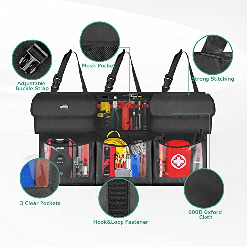 Trunk Organizer for Car, 6 Storage Compartments 40x19inch - view 3
