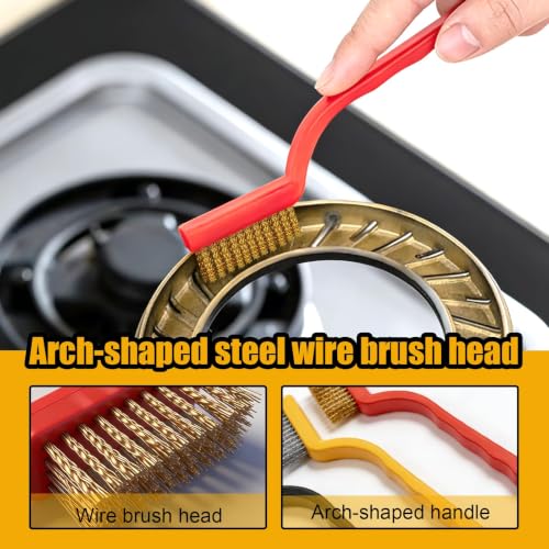 12 Pcs Crevice Cleaning Brush, Straw Brush for Bathroom, Kitchen and Window - view 4