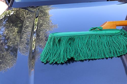 Standard Auto Car Duster with Wooden Handle, Green Mop 62422 - view 6