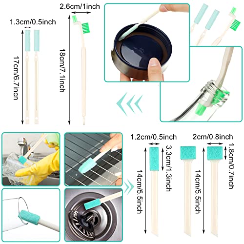 16 Pcs Small Household Cleaning Brushes for Deep Detail Cleaner - view 2