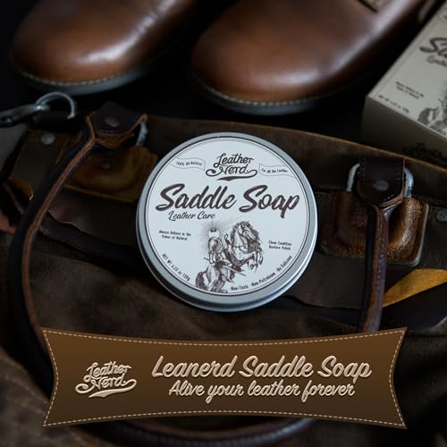 Saddle Soap for Leather, Leather Cleaner Conditioner for Boots - view 7