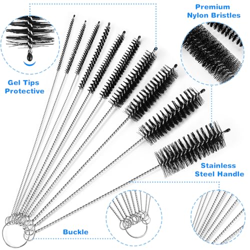 11 Pcs Cleaning Brushes Set, 8 Inch + 60 Inch Cleaner Brushes - view 2