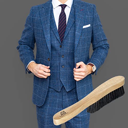 Fedora Hat Brush Lint Remover Duster Brushes for Felt Hats 100% Horse Hair (Black) Wood Brush - view 7