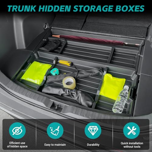Trunk Organizer for 2019-2025 Toyota RAV4 LE XLE XSE TRD Hybrid Accessories - view 3