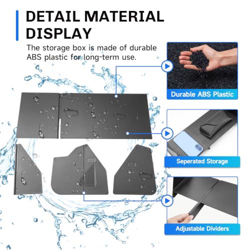 For 2026 2027 Ford Explorer Console Organizer Glove Box Divider Tray - view 4