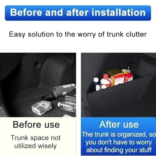 Car Rear Trunk Organizer Compatible with Tesla Model Y 2025 - view 5