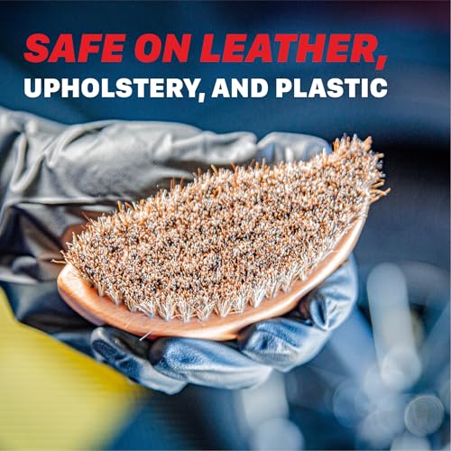 Universal Ergonomic Interior Detailing Brush | Soft Horsehair & PP Bristles | Durable Car Cleaning Brush for Leather Seats, Upholstery, Dashboards & Interior Fabric Surfaces - view 6