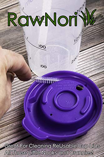 2 Drinking Straw Cleaning Brush Long - Bristle Cleaner for Stainless Steel Drink Straws Heavy Duty Brushes for Washing Glass Silicone Metal Straws Tea Pot Spout Mini Micro Bottle - view 6