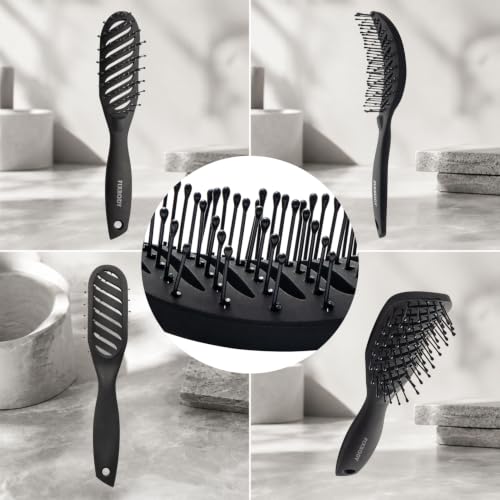 Curved Vent Detangling Hair Brush for Blow Drying,Styling,Solon&Smoothing - view 3