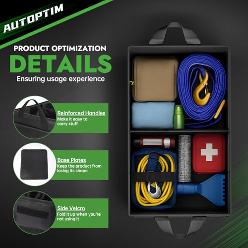 Car Trunk Organizer - 65L Collapsible Car Organizer, Black, Large - view 4