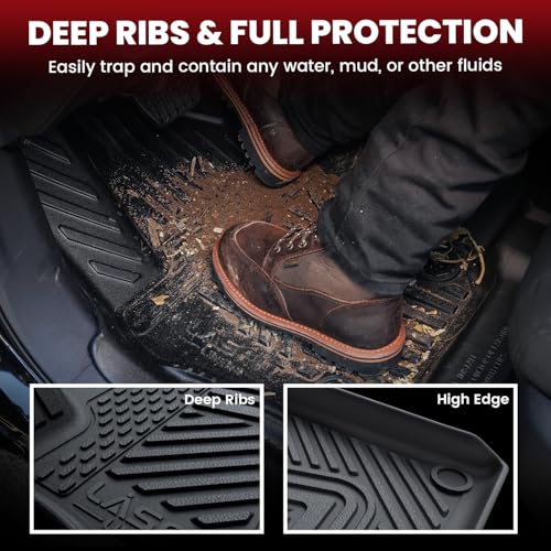Floor Mats for Rivian R1S 2022-2024, with Cargo & Backrest Mats - view 4
