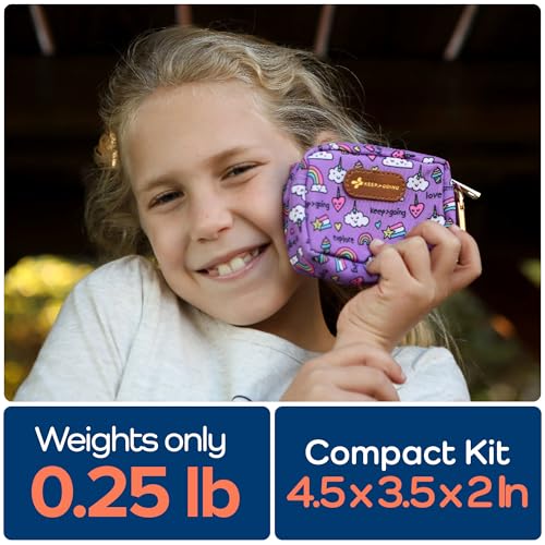 KeepGoing Travel First Aid Kit Kids, 60 Pc Mini First Aid Kit, TSA-Approved - view 5