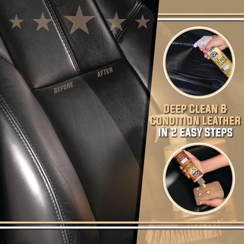 Leather Cleaning & Conditioning Kit, Cleaner, Towels & Bag - view 5