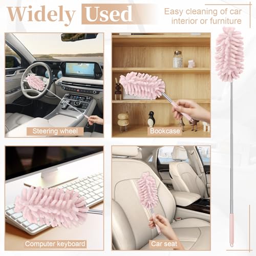 2 PCS Car Interior Duster with Extension Pole, Dusters for Cleaning - view 7