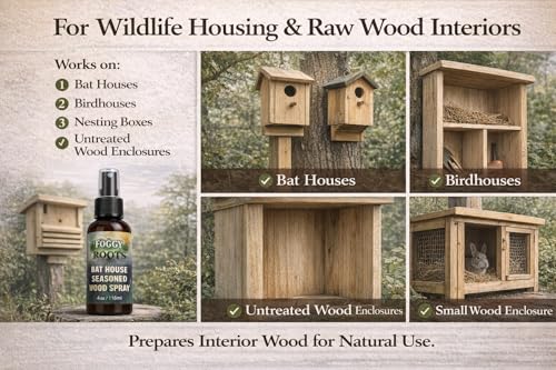Wood Prep Spray for Bat Houses, Birdhouses & Wildlife Structures, 4 oz – Conditions Raw & Unfinished Wood, Helps Reduce Strong Lumber Odors Before Outdoor Use - view 5