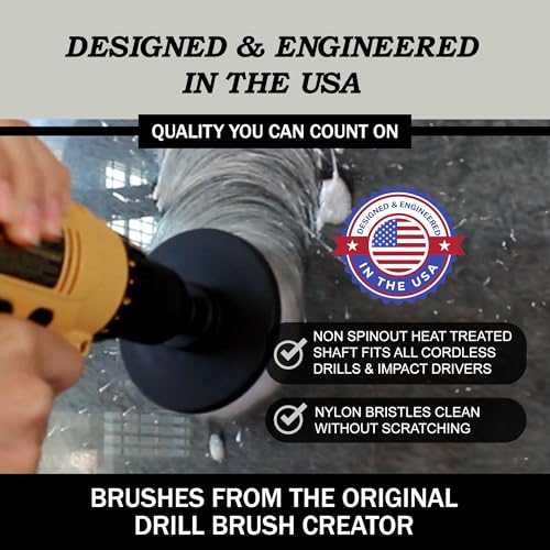 Car Detailing Kit - Soft Drill Brush Set - Nylon Scrub Brush - view 5