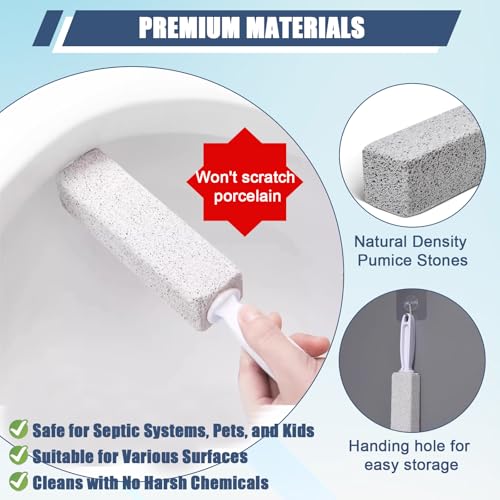 12 Pack Toilet Pumice Cleaning Stone with Handle - view 4