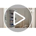 Over the Door Organizer for Bedroom, Pantry, Bathroom, 5 Shelf Grey - view 7
