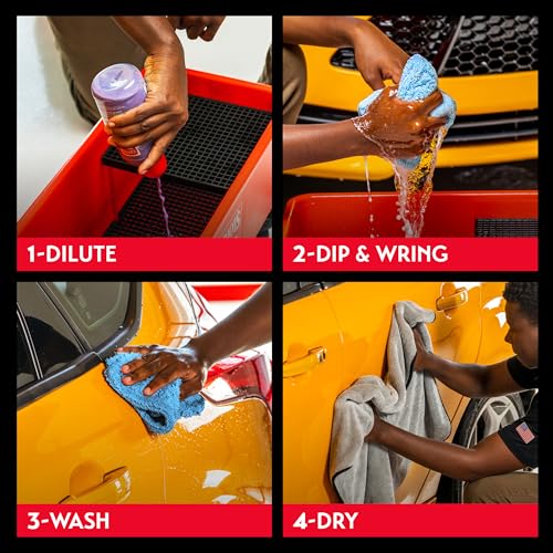 Rinseless Wash and Wax for Car Cleaning and Detailing, No-Rinse, Waterless Formula For RVs, Boats, Trucks, Motorcycles and More, 10493, 16oz - view 4