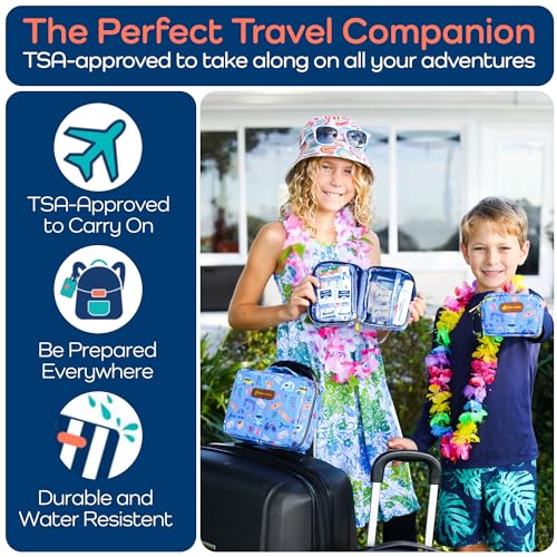 KeepGoing Travel First Aid Kit Kids, 60 Pc Mini First Aid Kit, TSA-Approved - view 4
