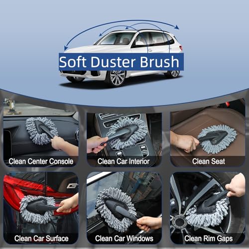 Car Interior Duster Detail Brush Cleaning Gel Kit, Dust Remover - view 3