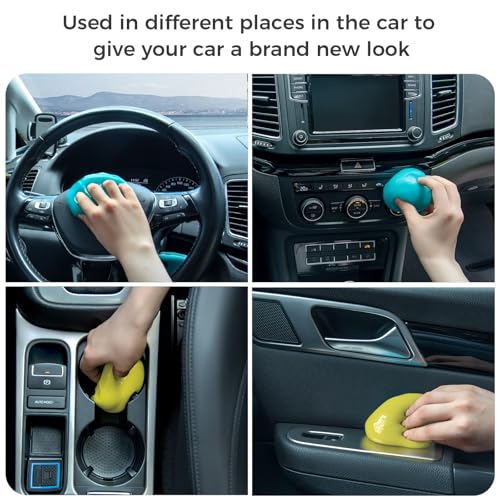 Keyboard Cleaning Gel Dust Cleaner Slime Car Clean Putty 2Pack - view 3